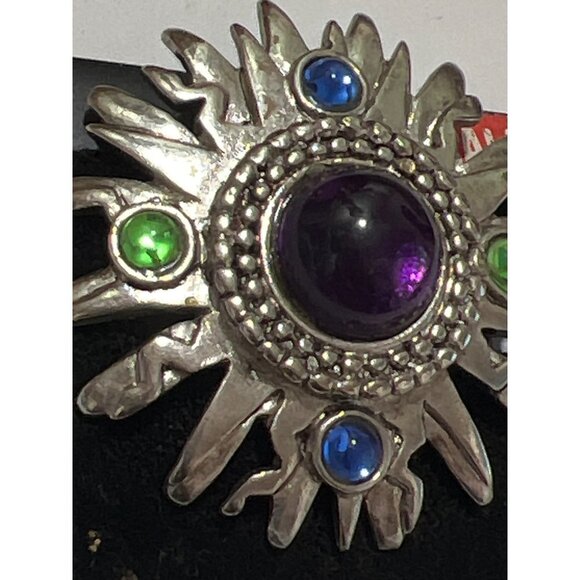 AXCESS Silver Multi Jewel Pin - Picture 7 of 8